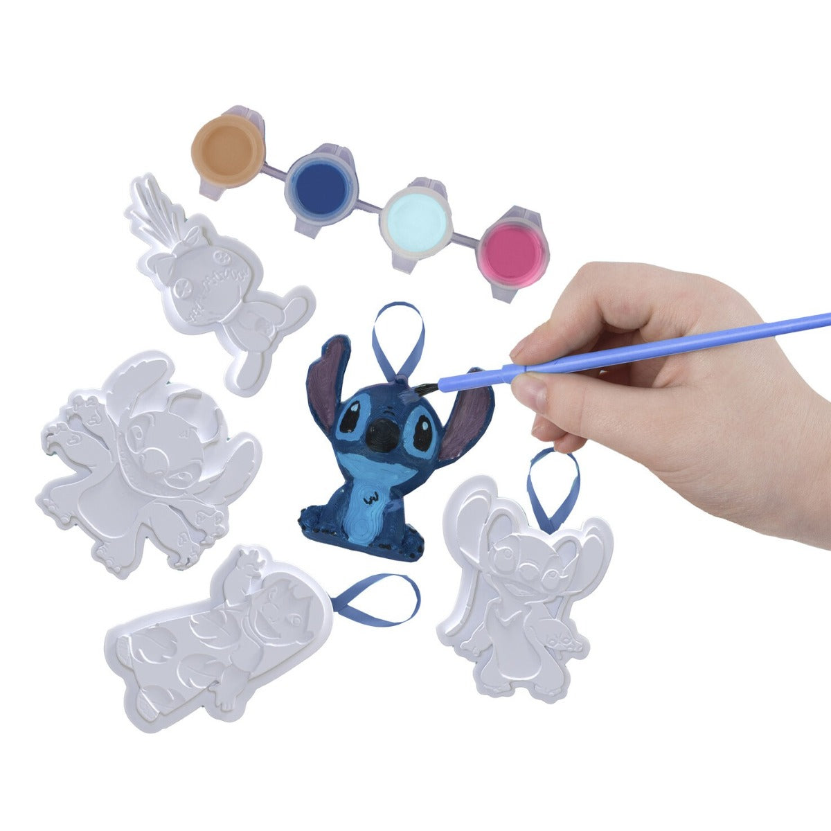 Гипсови фигурки за оцветяване Stitch, 5 бр., направи си сам