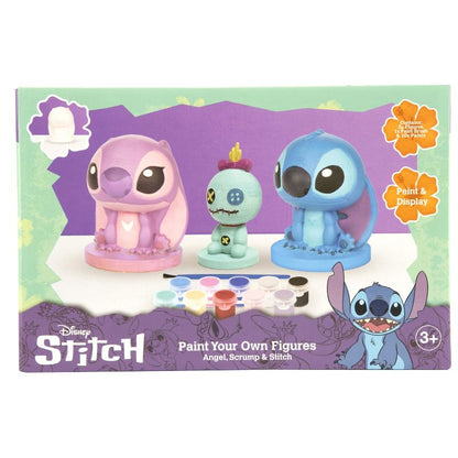 Гипсови фигурки за оцветяване Stitch, сет от 3 броя