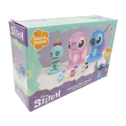 Гипсови фигурки за оцветяване Stitch, сет от 3 броя