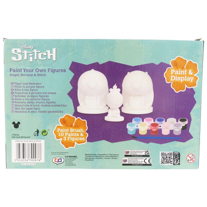 Гипсови фигурки за оцветяване Stitch, сет от 3 броя