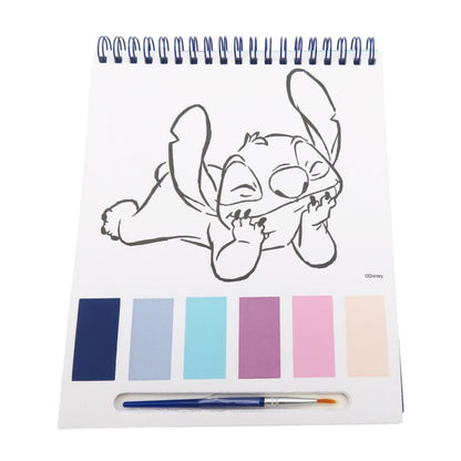 Скицник за оцветяване Stitch с водни бои