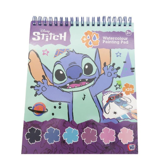 Скицник за оцветяване Stitch с водни бои