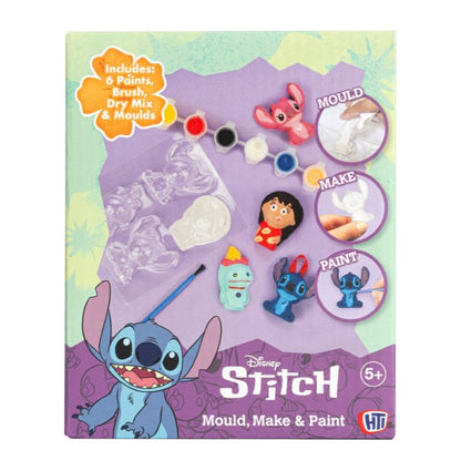 Гипсови фигурки за оцветяване Stitch, 4 бр., направи си сам