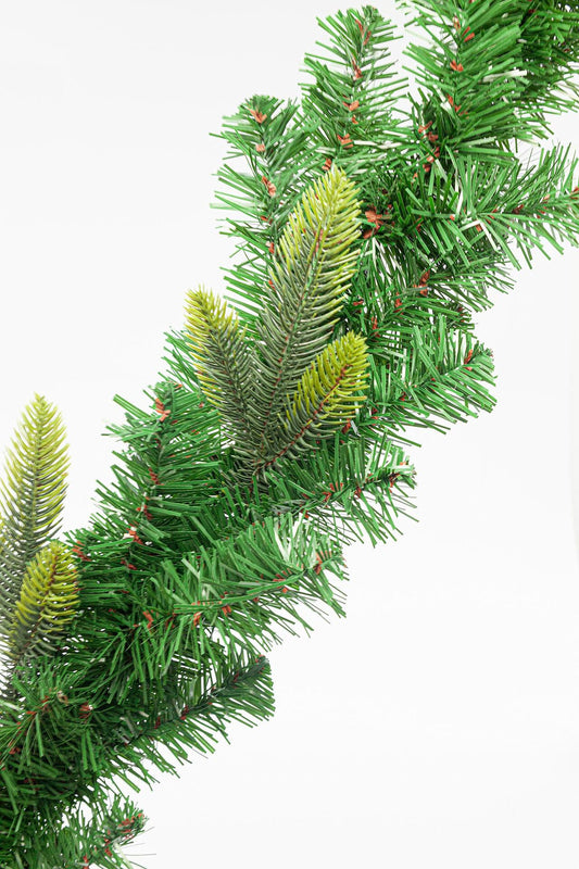 Коледен декоративен гирлянд тип елха, зелен, 270см