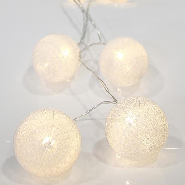 ЛАМПИЧКИ С ПАМ.ТОПКИ БЕЛИ,10 LED,3xAA,WW,ЗАХР.КАБЕЛ 50cm, IP20