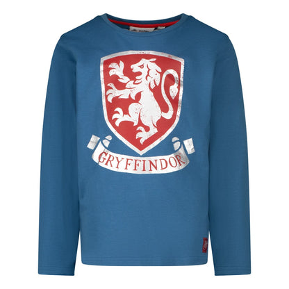 Блуза с дълъг ръкав Harry Potter Gryffindor Blue, размер 152