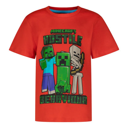 Тениска Minecraft Hostile Behaviour, размер 128