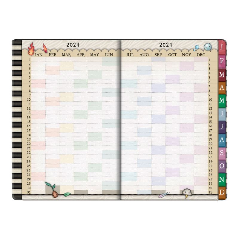 Джобен планер за 2024 г Santoro Gorjuss Elements - Fire In My Heart