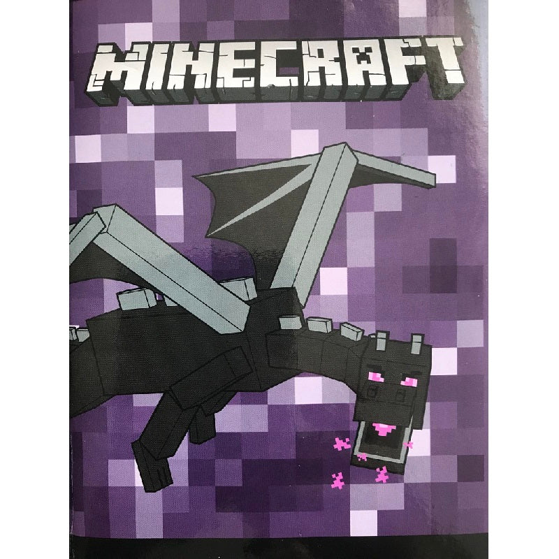 Дневник Органайзер Minecraft лилав