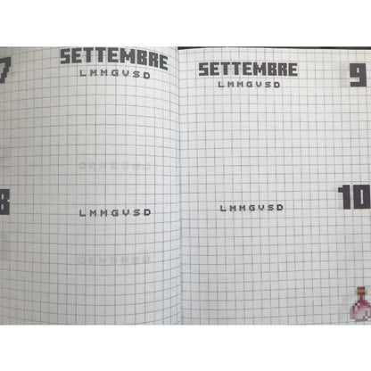 Дневник Органайзер Minecraft зелен