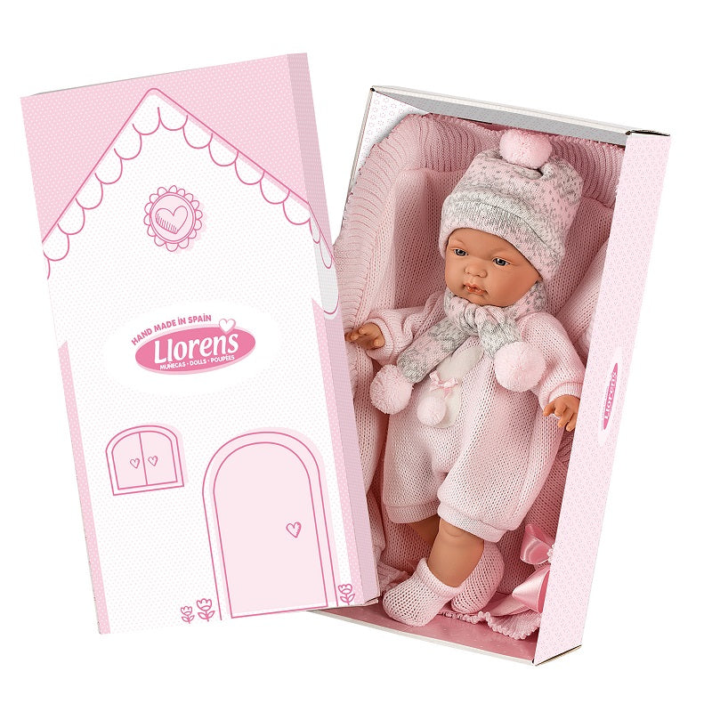 Кукла Llorens Joelle с шал, плачеща 38 см