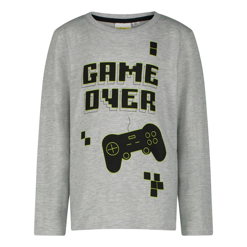 Пижама Gamer сива с дълъг ръкав и панталон, размер 140