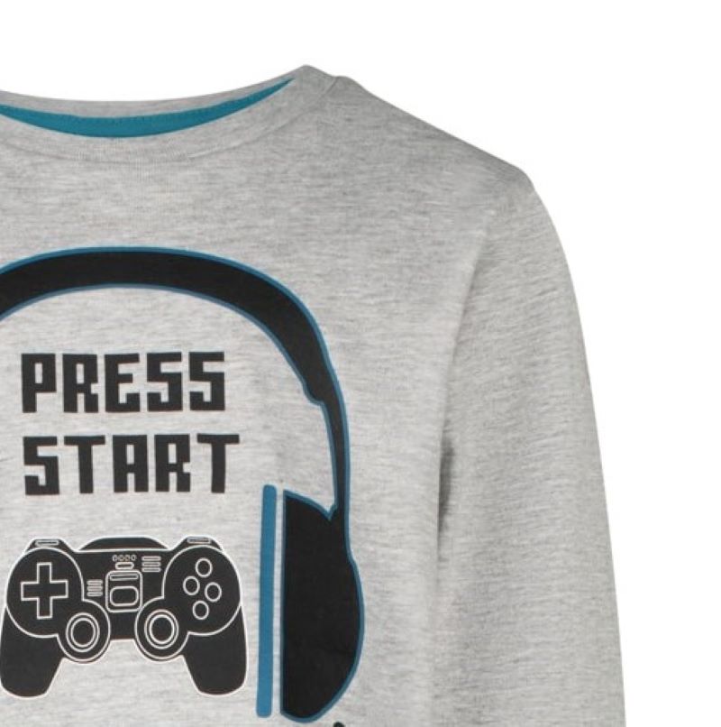 Блуза с дълъг ръкав Gamer Grey, размер 140