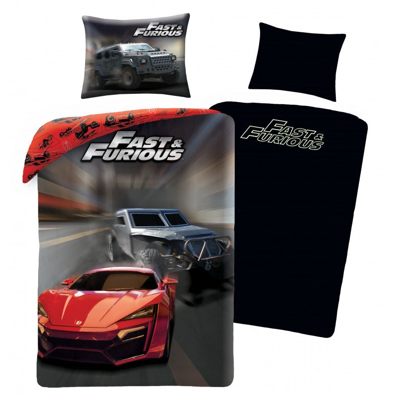 Детски спален комплект Бързи и Яростни светeщ в тъмното