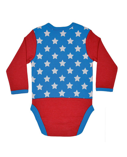 2 бр. бебешки бодита с дълъг ръкав Wonder Woman