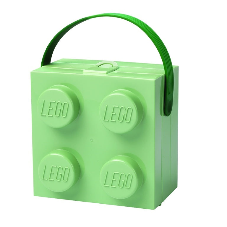 LEGO Lunch Box с дръжка - светло зелена