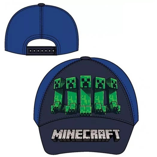 Шапка Minecraft 2022 Blue, размер 52