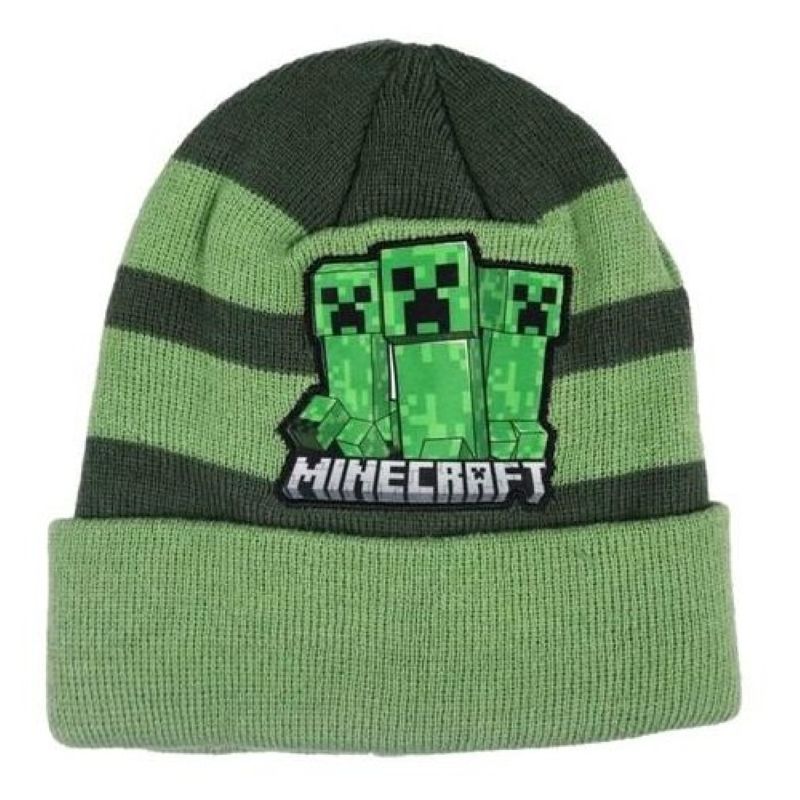 Зимна шапка Minecraft 3 Creepers, размер 54