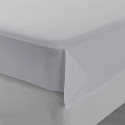 Долен чаршаф единичен сив