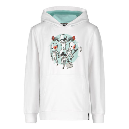 Блуза с качулка Fortnite white, размер 152