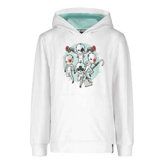 Блуза с качулка Fortnite white, размер 164