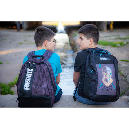 Ученическа раница Fortnite dance skins сива