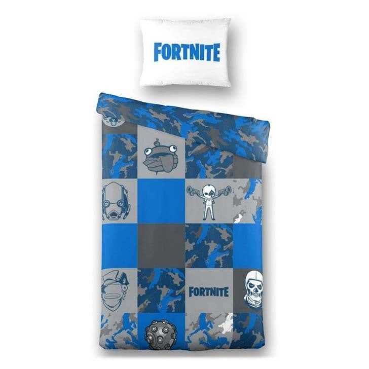 Детски спален комплект Fortnite Blue Faces