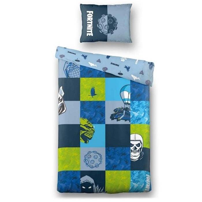 Детски спален комплект Fortnite Blue Patchwork