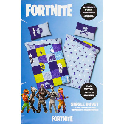 Детски спален комплект Fortnite Blue Patchwork