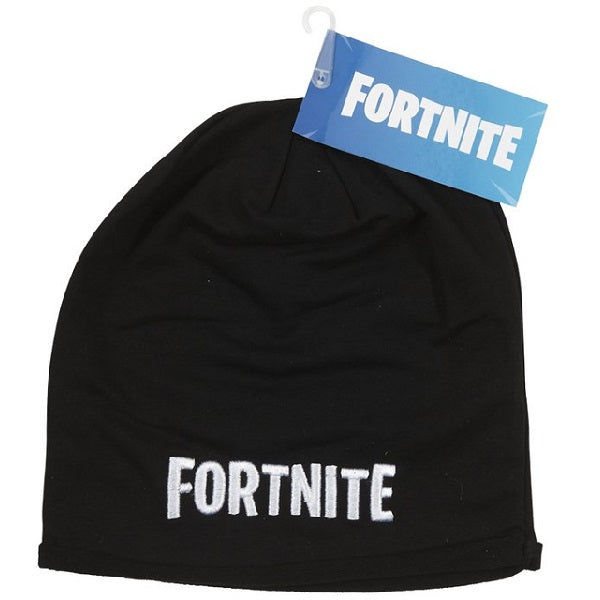 Шапка Fortnite черна с надпис