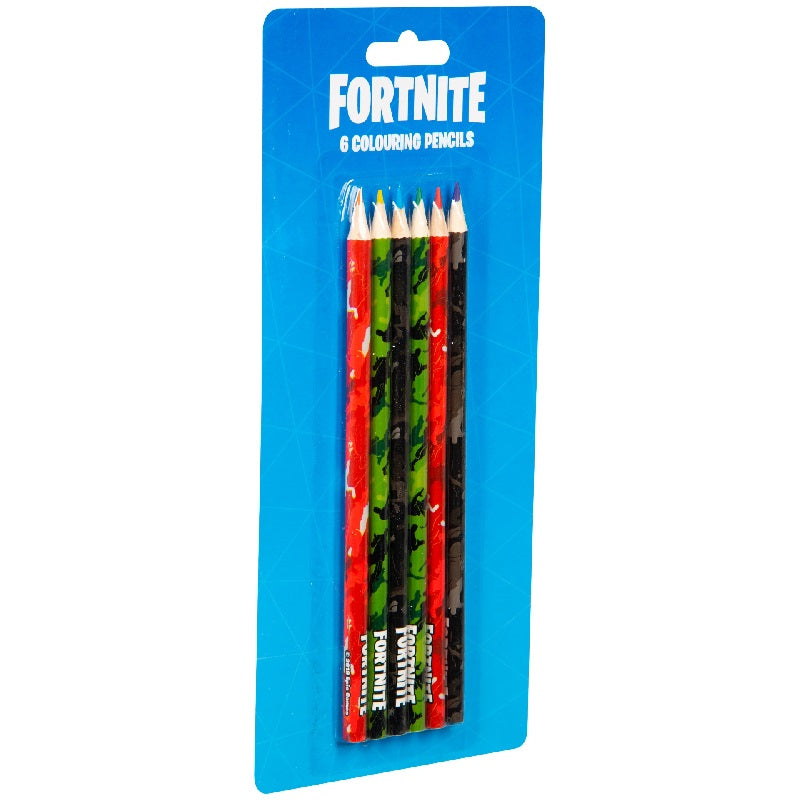 Fortnite сет - 3 части - чанта за храна, комплект от 6 цветни молива, комплект от 2 химикала 1