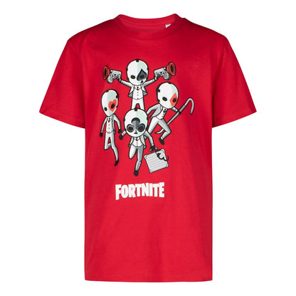 Тениска Fortnite Wild Card all red, размер 164