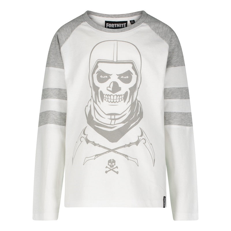 Блуза Fortnite Skull Trooper, Бял, размер 152