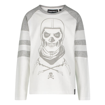 Блуза Fortnite Skull Trooper, Бял, размер 152
