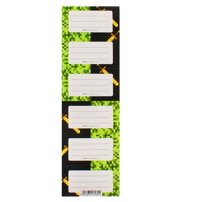 Етикети Gamer зелен 6 бр.