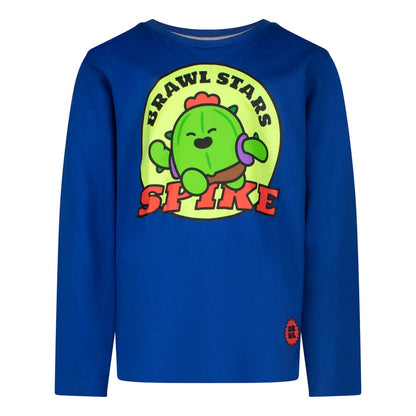 Блуза с дълъг ръкав Brawl Stars Spike Blue, размер 128