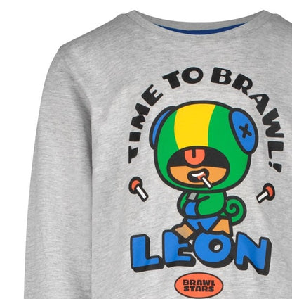 Блуза с дълъг ръкав Brawl Stars Leon Grey, размер 158