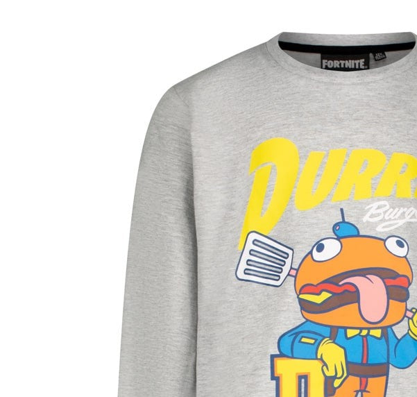 Блуза с дълъг ръкав Fortnite Burger, размер 152