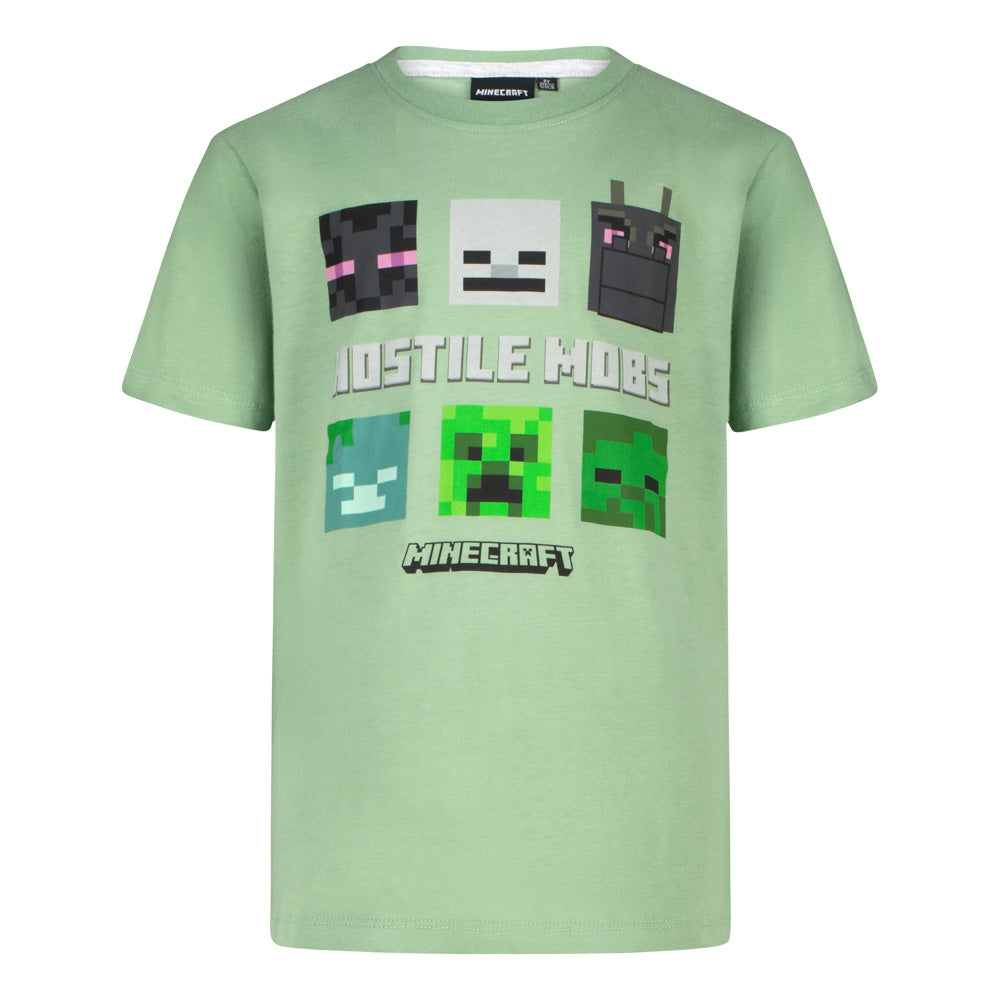 Пижама с къс ръкав Minecraft Mobs, размер 152