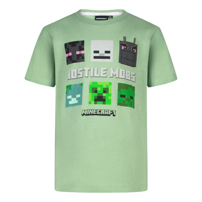 Пижама с къс ръкав Minecraft Mobs, размер 152