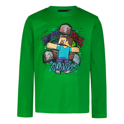 Блуза с дълъг ръкав Minecraft Create Explore, размер 128