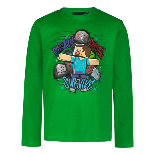Блуза с дълъг ръкав Minecraft Create Explore, размер 140