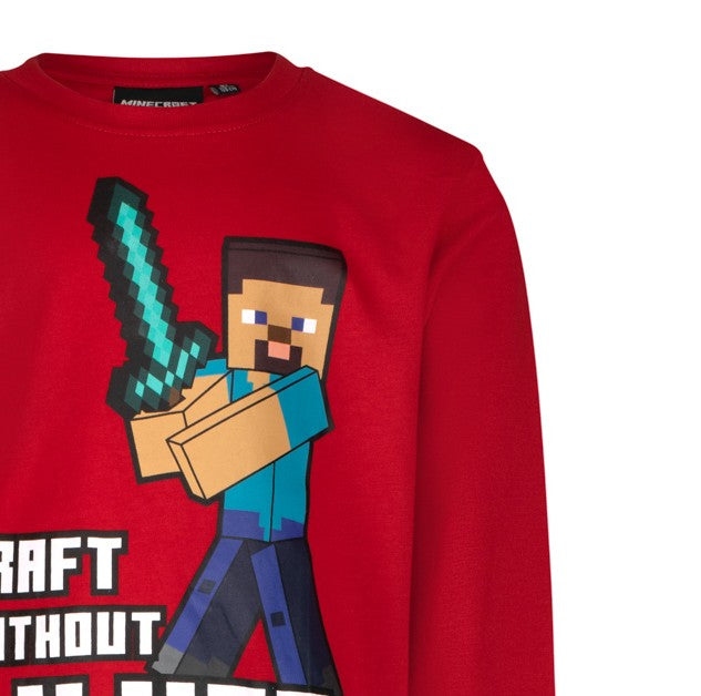 Блуза с дълъг ръкав Minecraft Craft Without Limits, размер 152