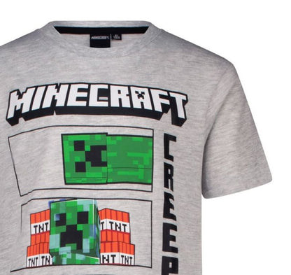 Тениска Minecraft Creeper Block, размер 128