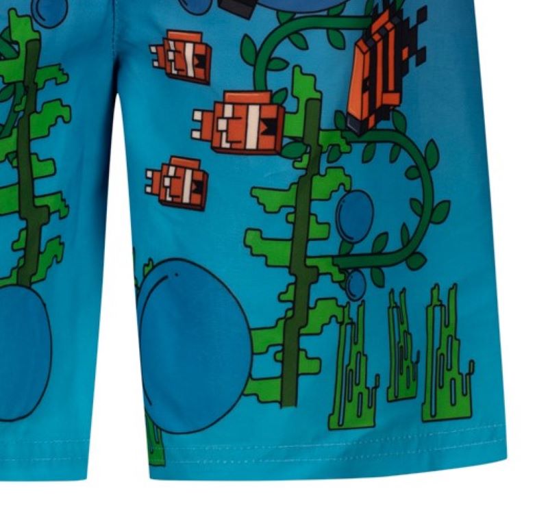 Бански плувни шорти Minecraft Steve Blue, размер 116