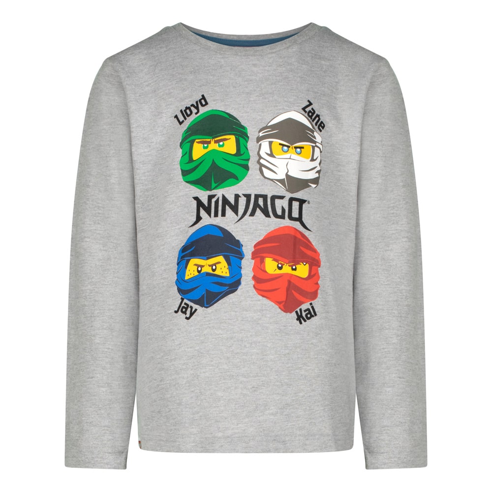Блуза с дълъг ръкав LEGO Ninjago Grey, размер 104