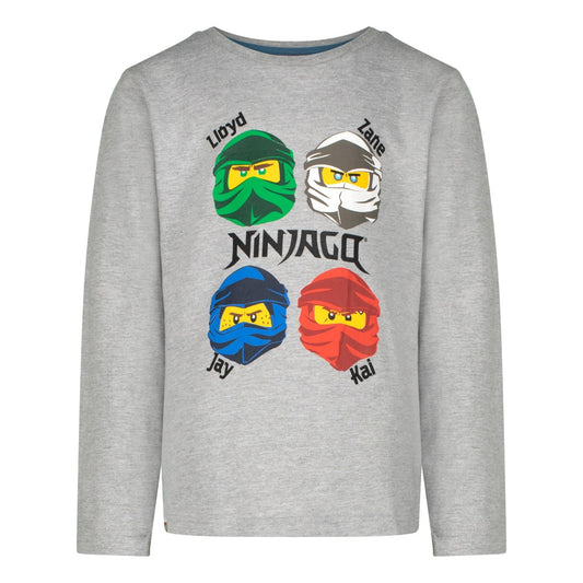 Блуза с дълъг ръкав LEGO Ninjago Grey, размер 104