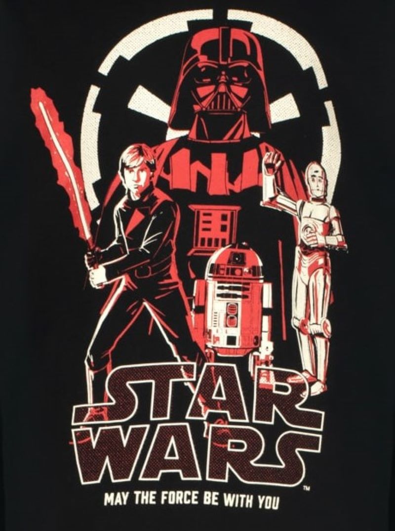 Блуза с дълъг ръкав Star Wars Darth Vader, размер 128