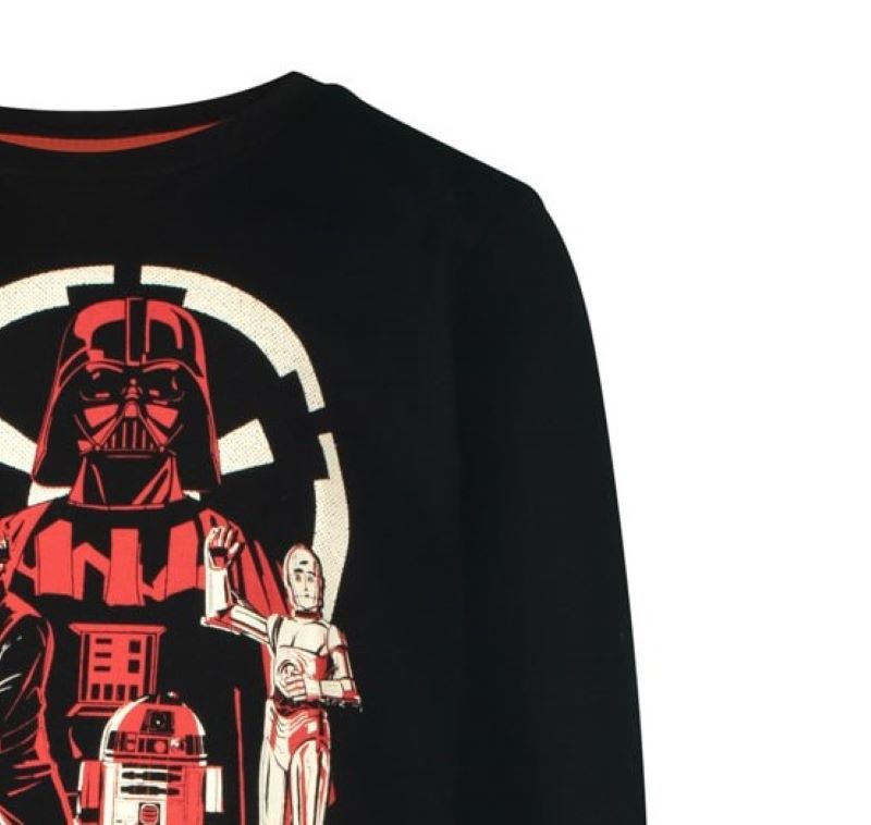 Блуза с дълъг ръкав Star Wars Darth Vader, размер 116