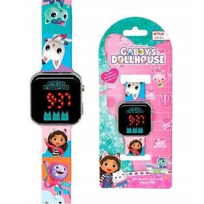 LED часовник Gabby's Dollhouse